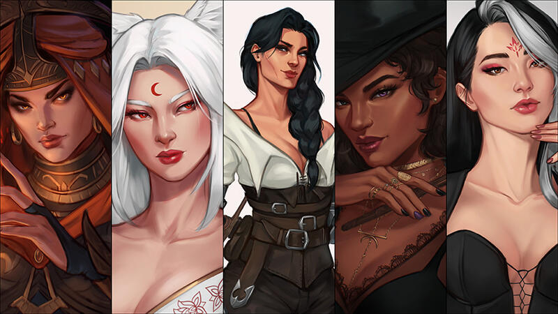 Collage of previous comms